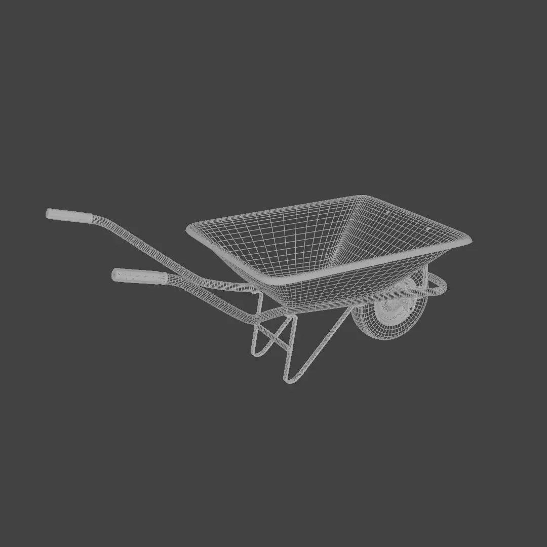 wheelbarrow 3D model_5