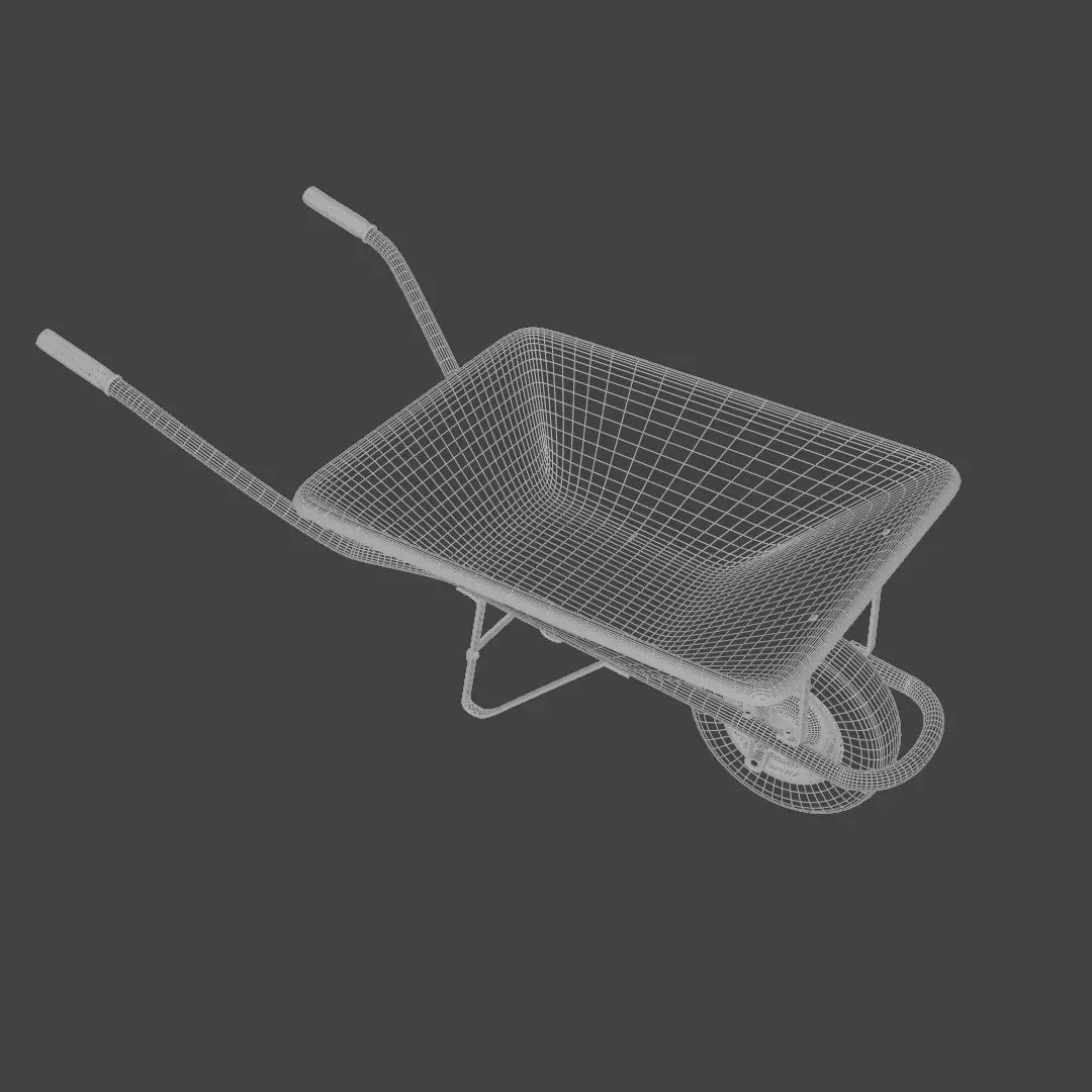wheelbarrow 3D model_7