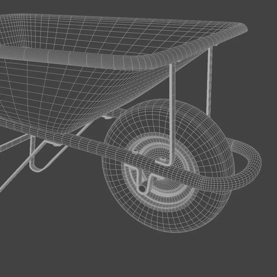 wheelbarrow 3D model_8