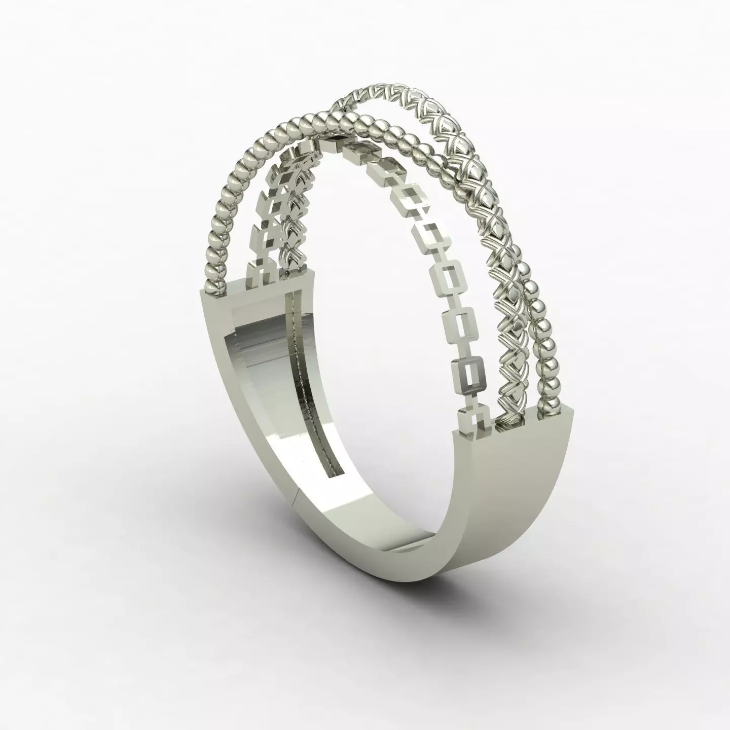 CrossOver-ring 03 3D print model_10