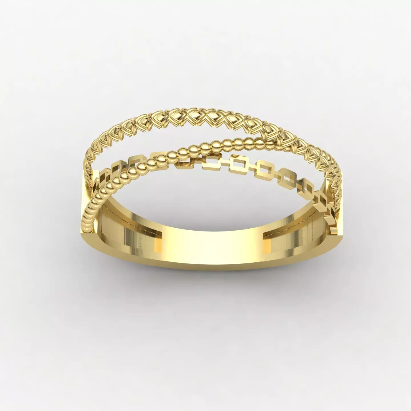 CrossOver-ring 03 3D print model_3