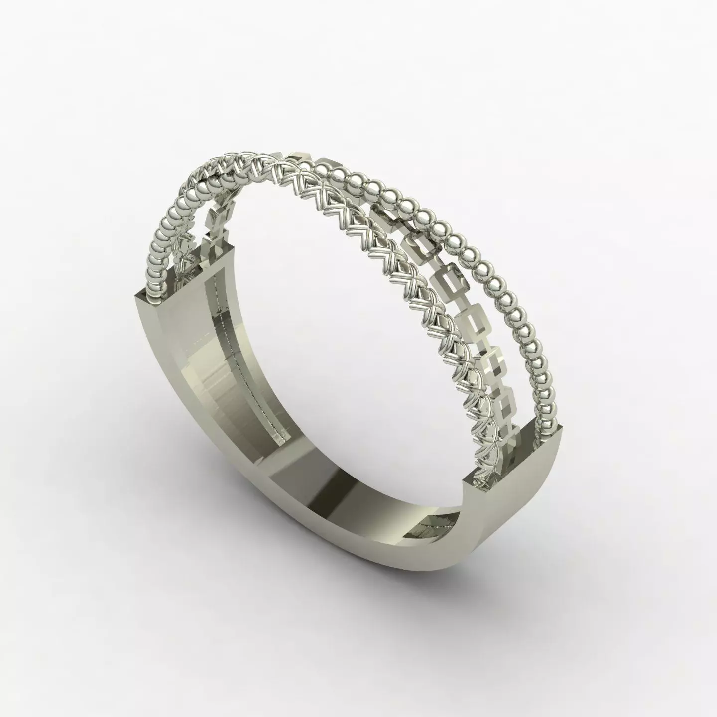 CrossOver-ring 03 3D print model_7