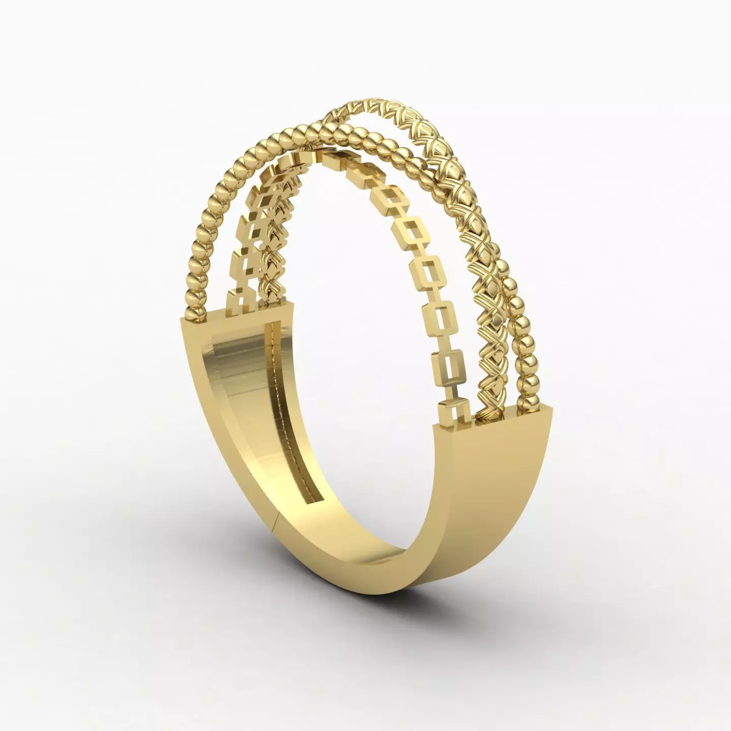 CrossOver-ring 03 3D print model_1