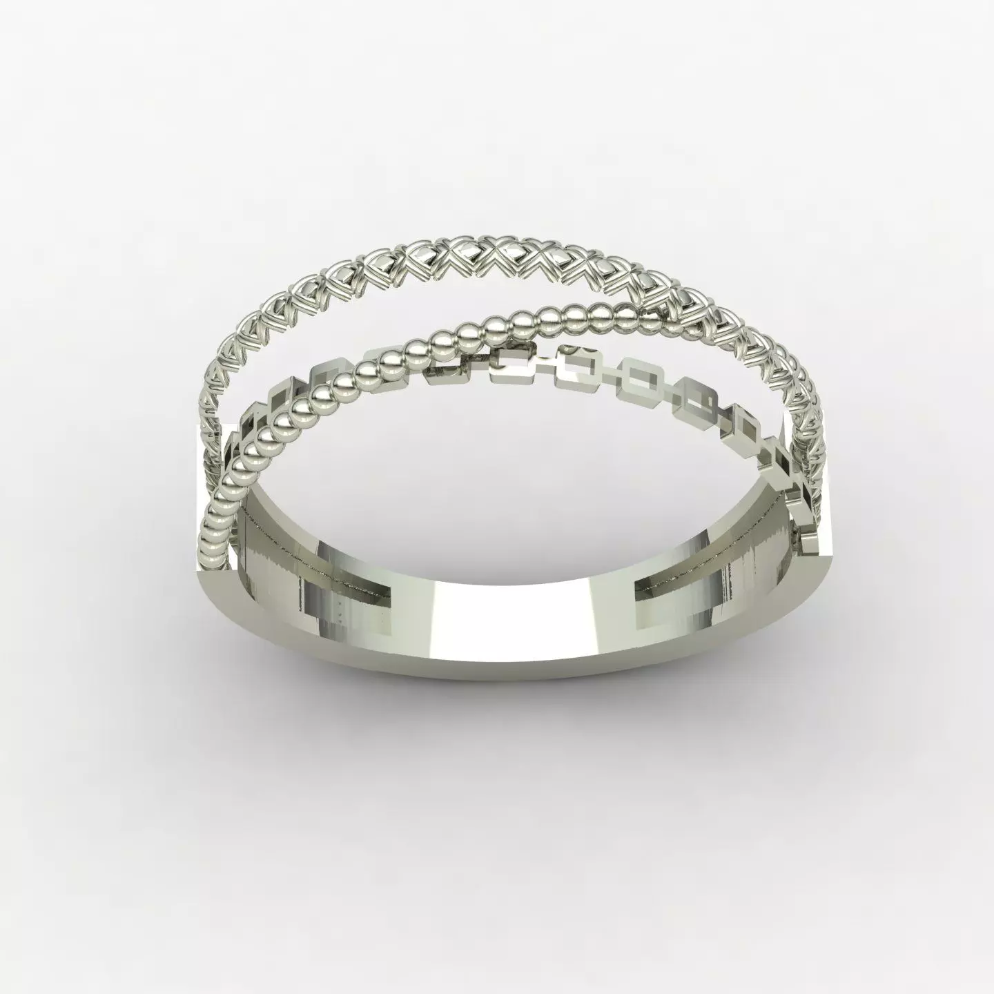 CrossOver-ring 03 3D print model_8