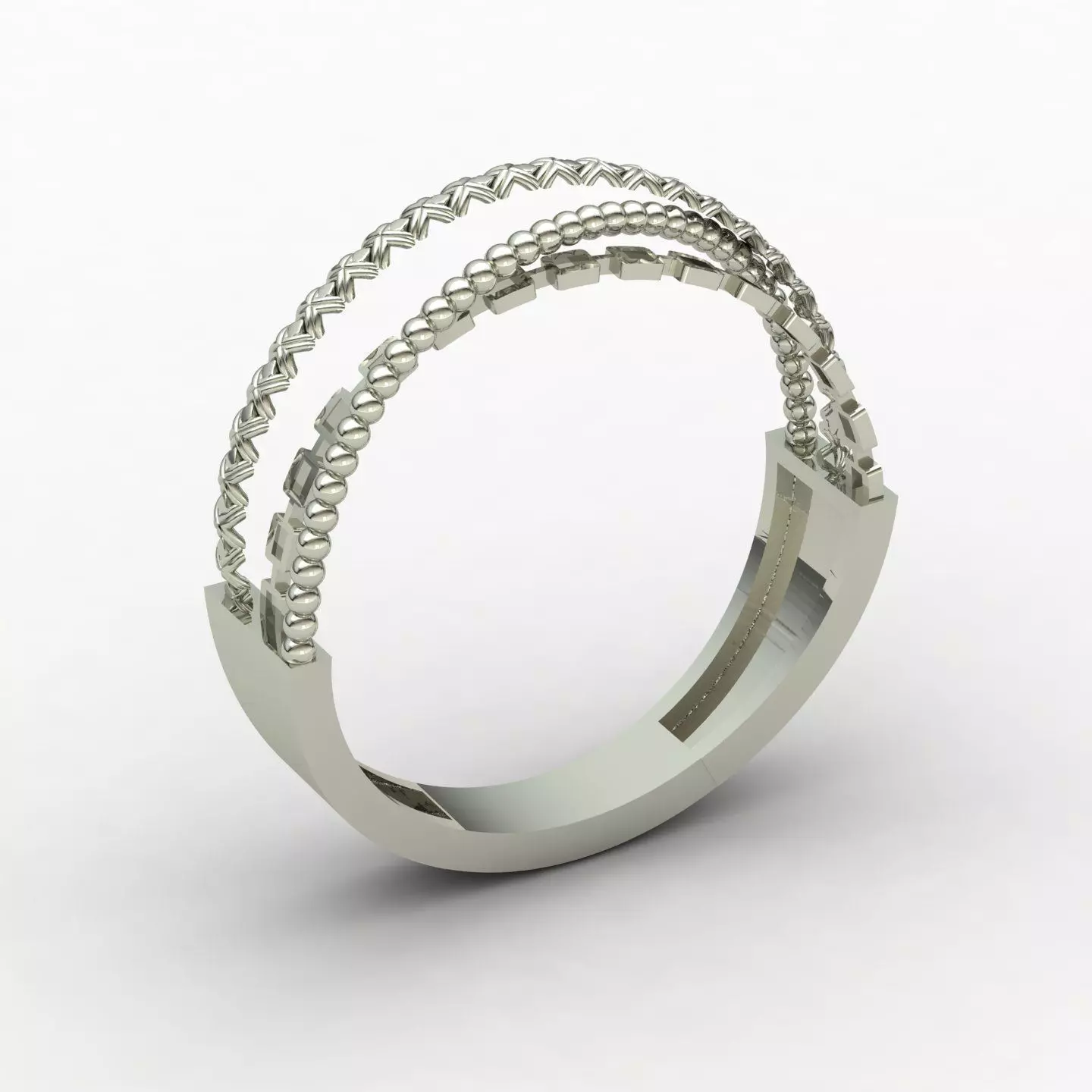 CrossOver-ring 03 3D print model_6