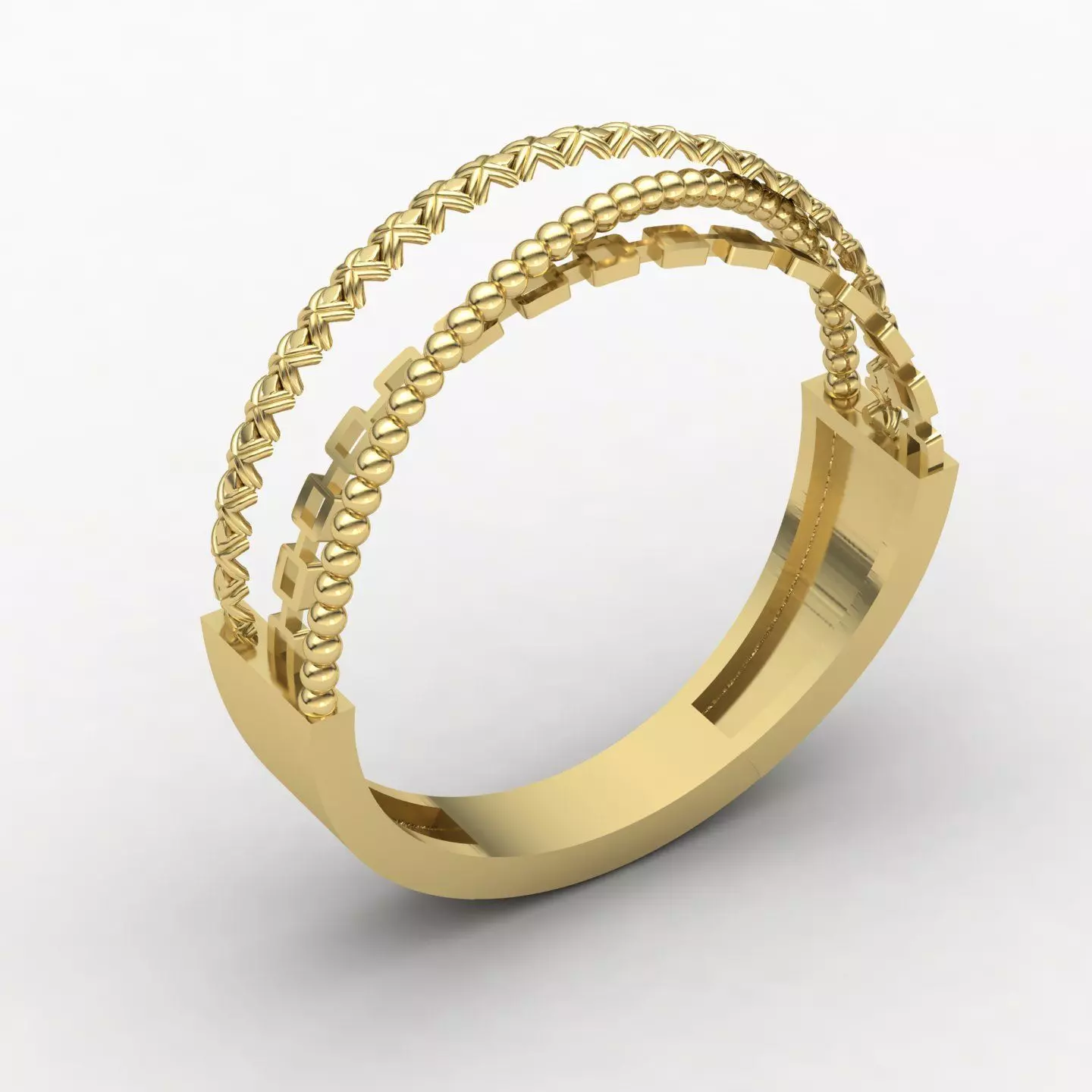 CrossOver-ring 03 3D print model_0