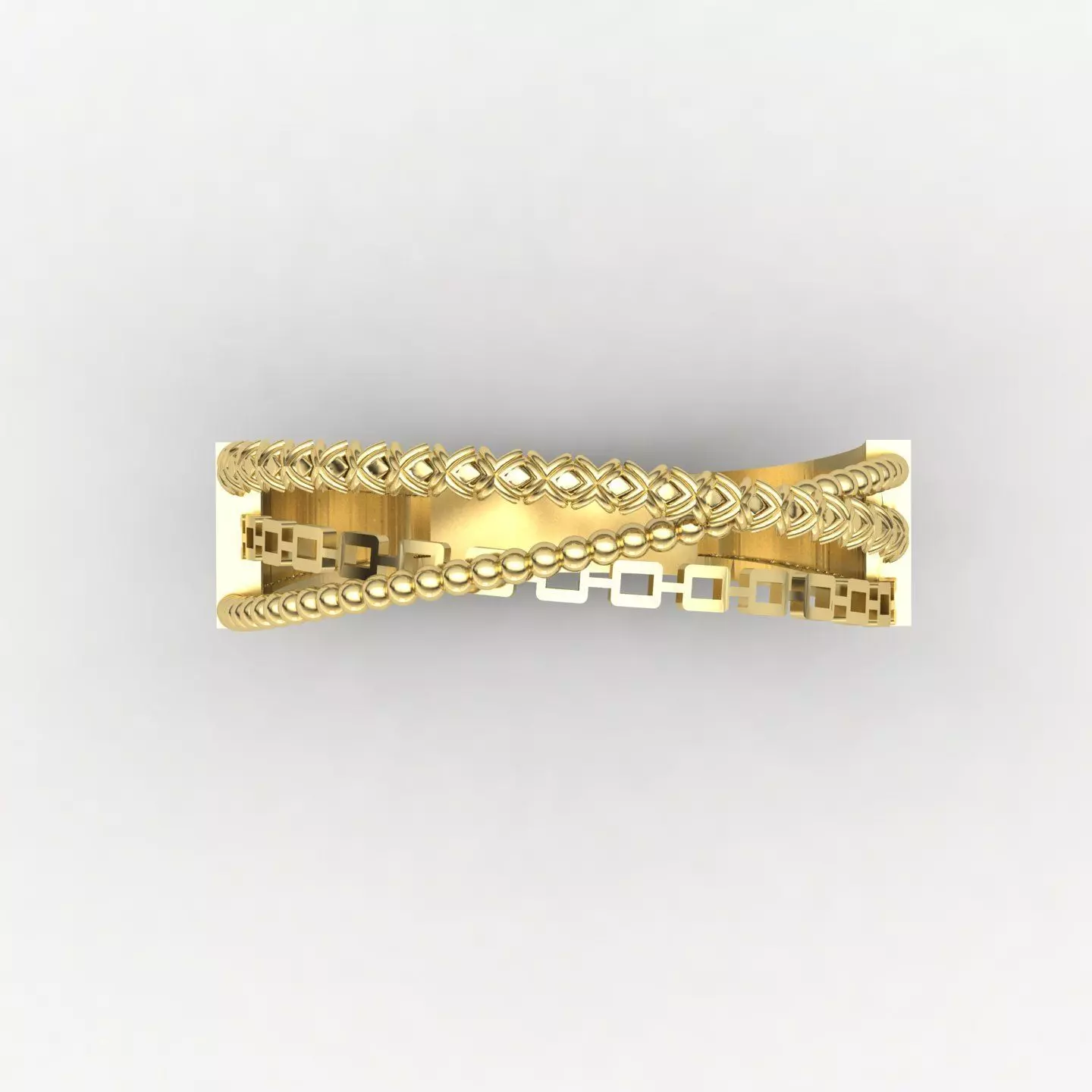 CrossOver-ring 03 3D print model_4