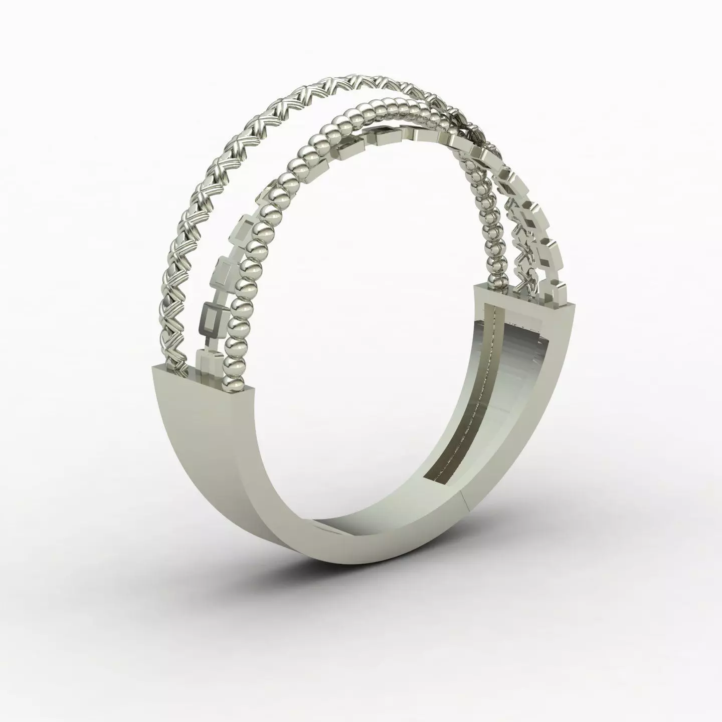 CrossOver-ring 03 3D print model_9