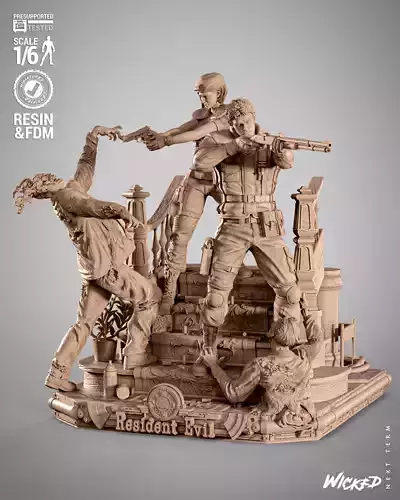 Wicked Video Games Resident Evil Diorama