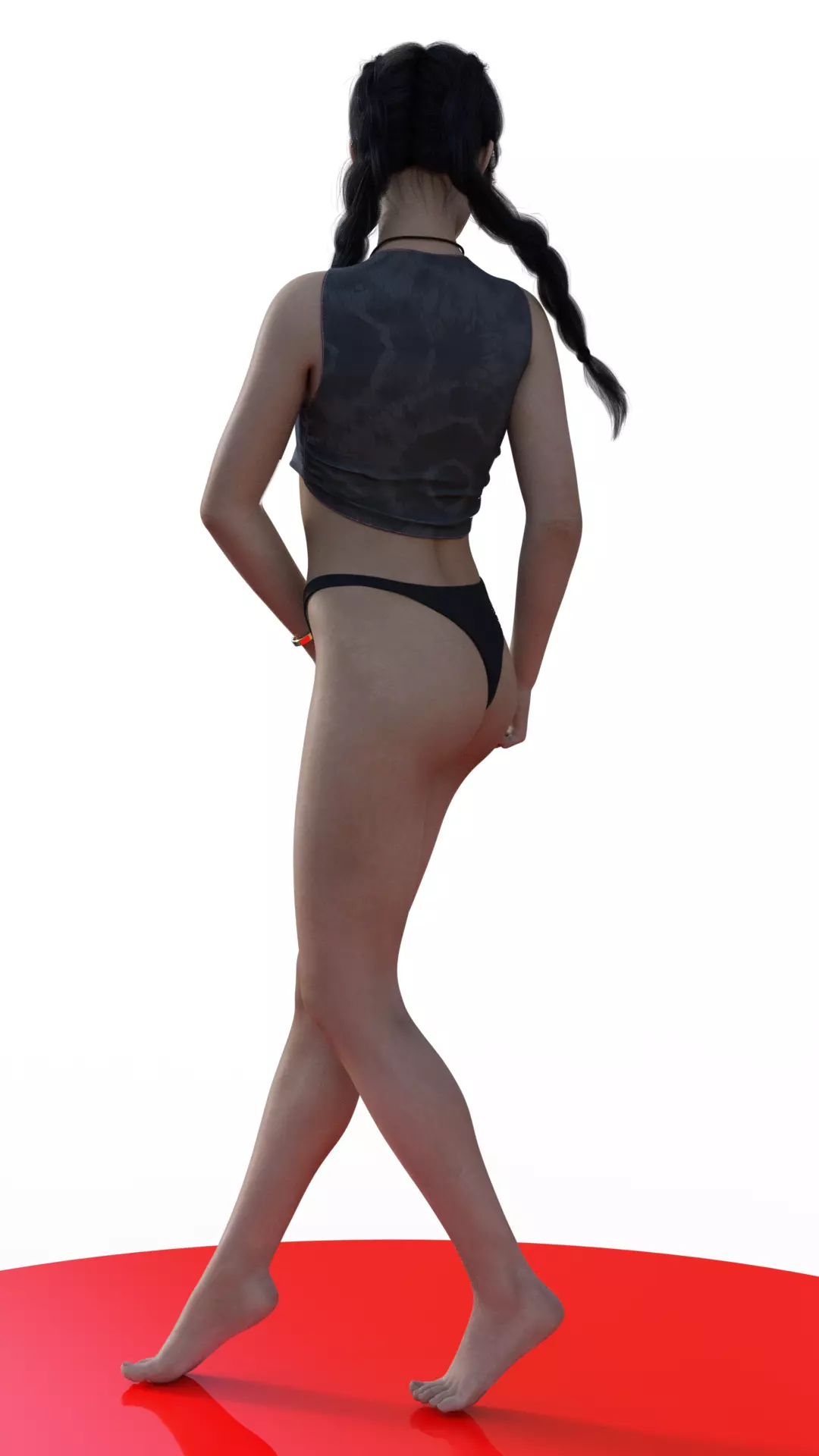 Wednesday Addams Athletic Division 3D print model_2