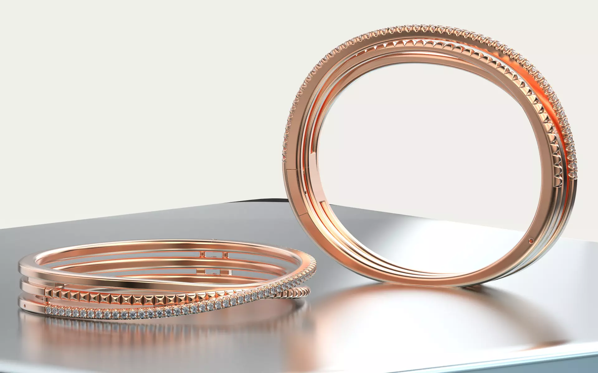 Bracelet Etincelle 3D print model_1