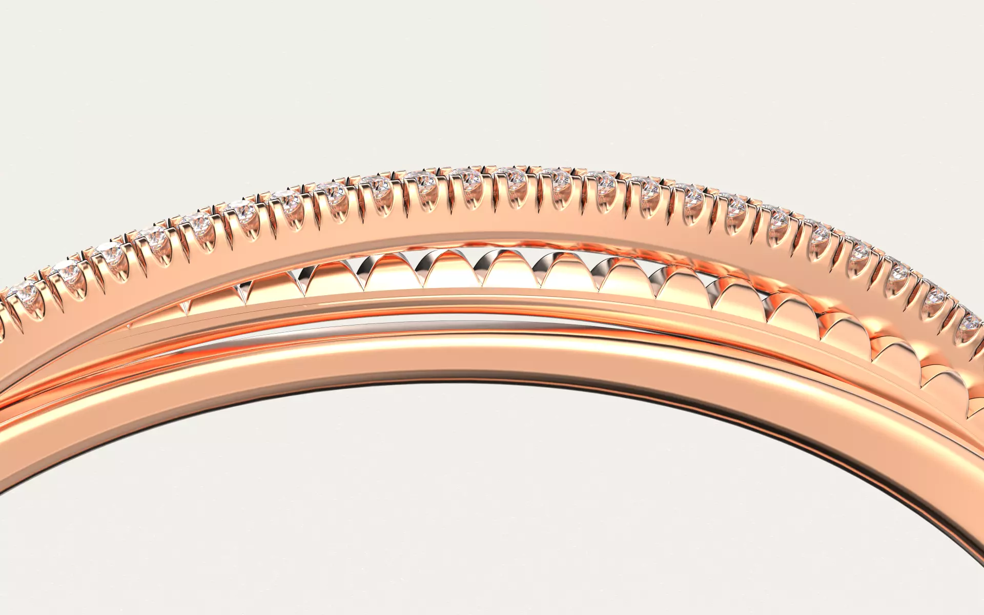 Bracelet Etincelle 3D print model_2