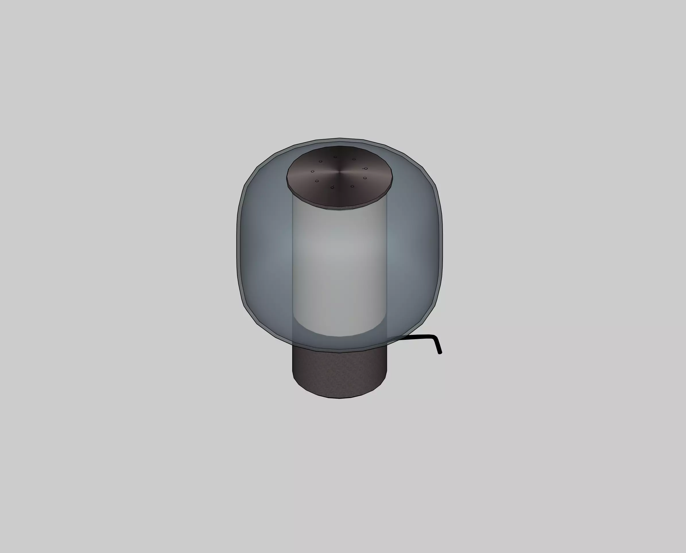 Table Lamp IKEA HOGVIND 3D model_5