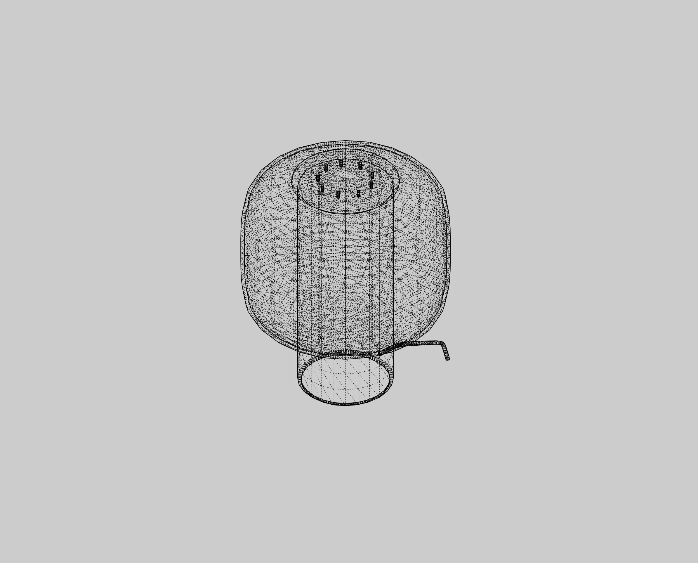 Table Lamp IKEA HOGVIND 3D model_7