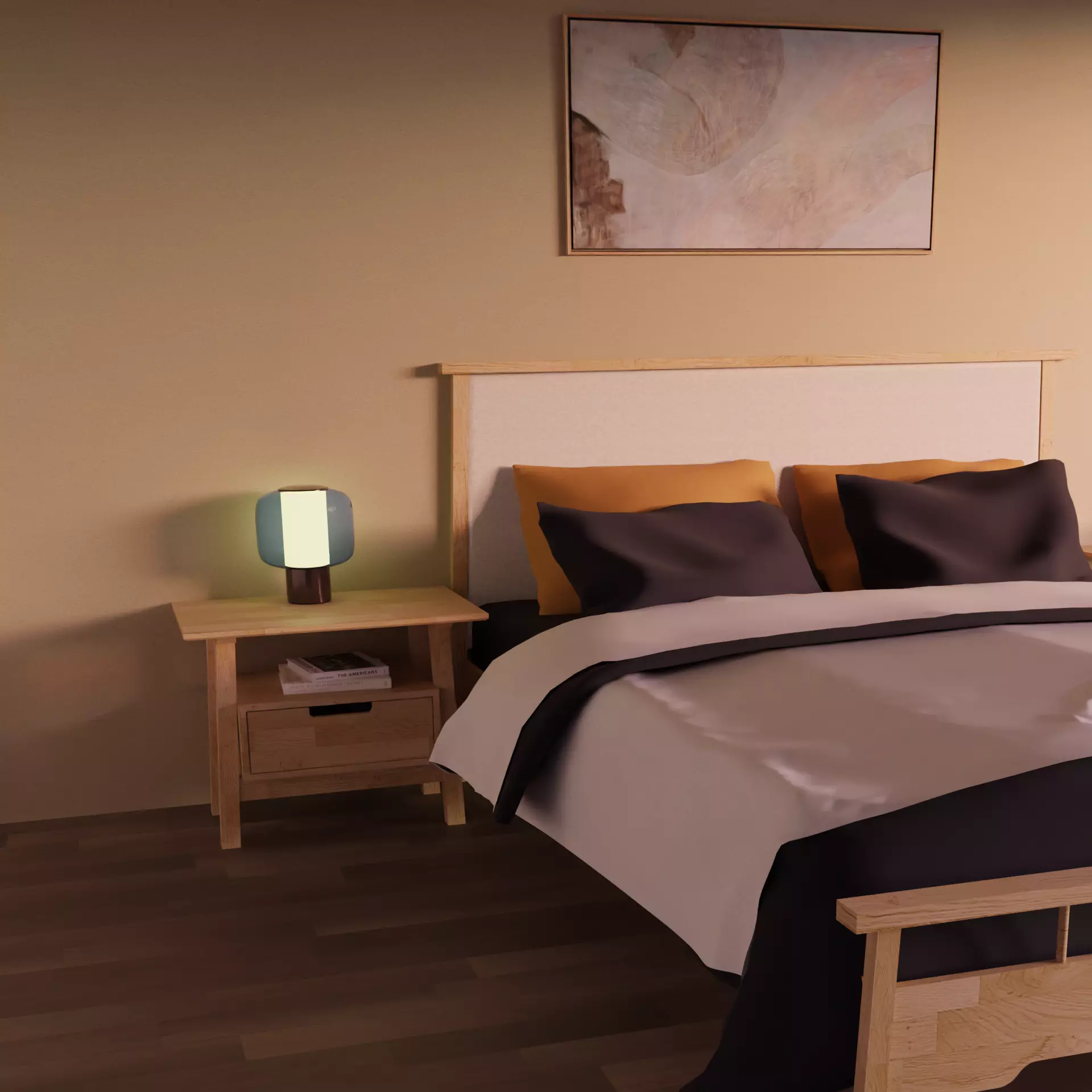 Table Lamp IKEA HOGVIND 3D model_2