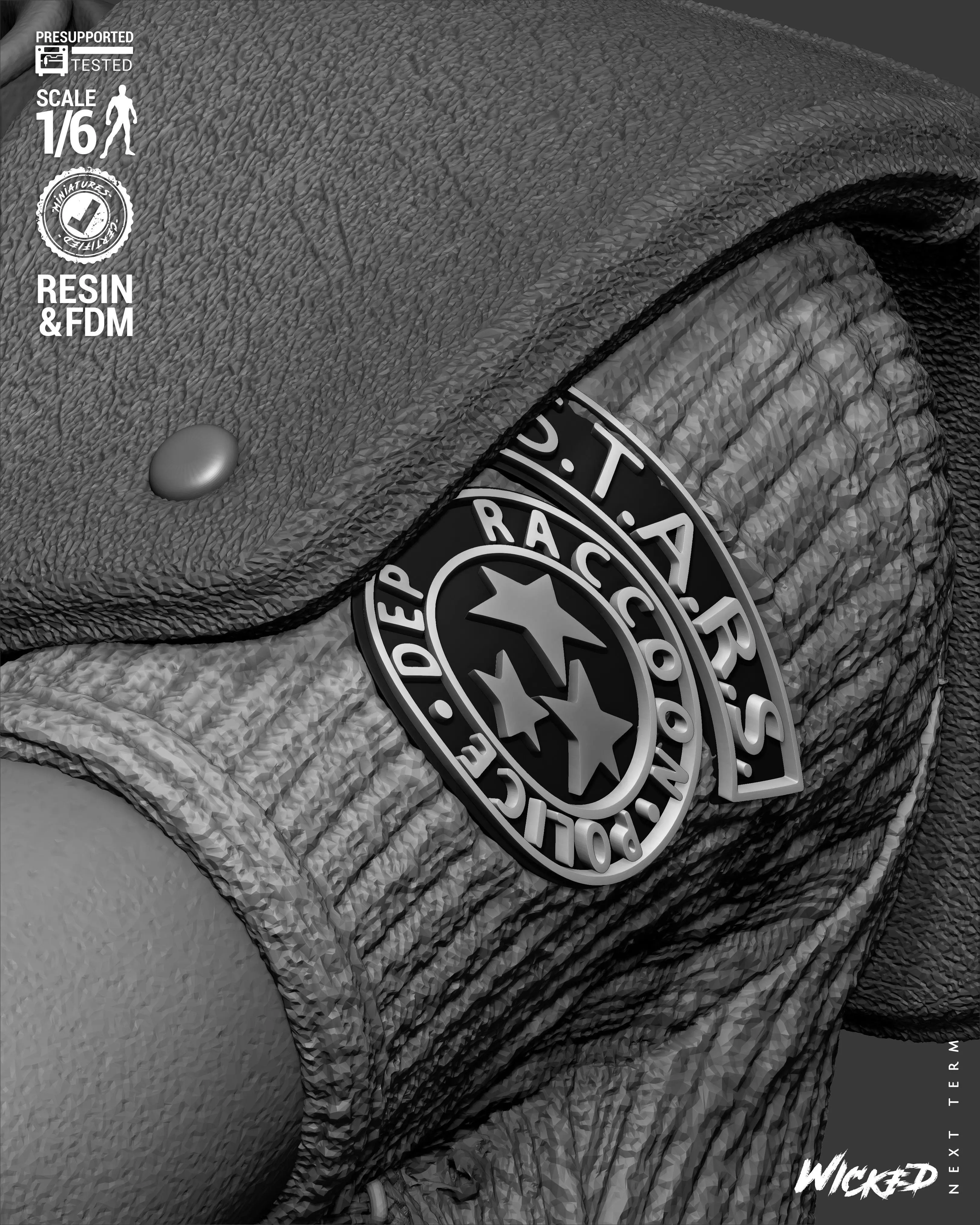 Wicked Video Games Jill Sculpture 3D print model_34