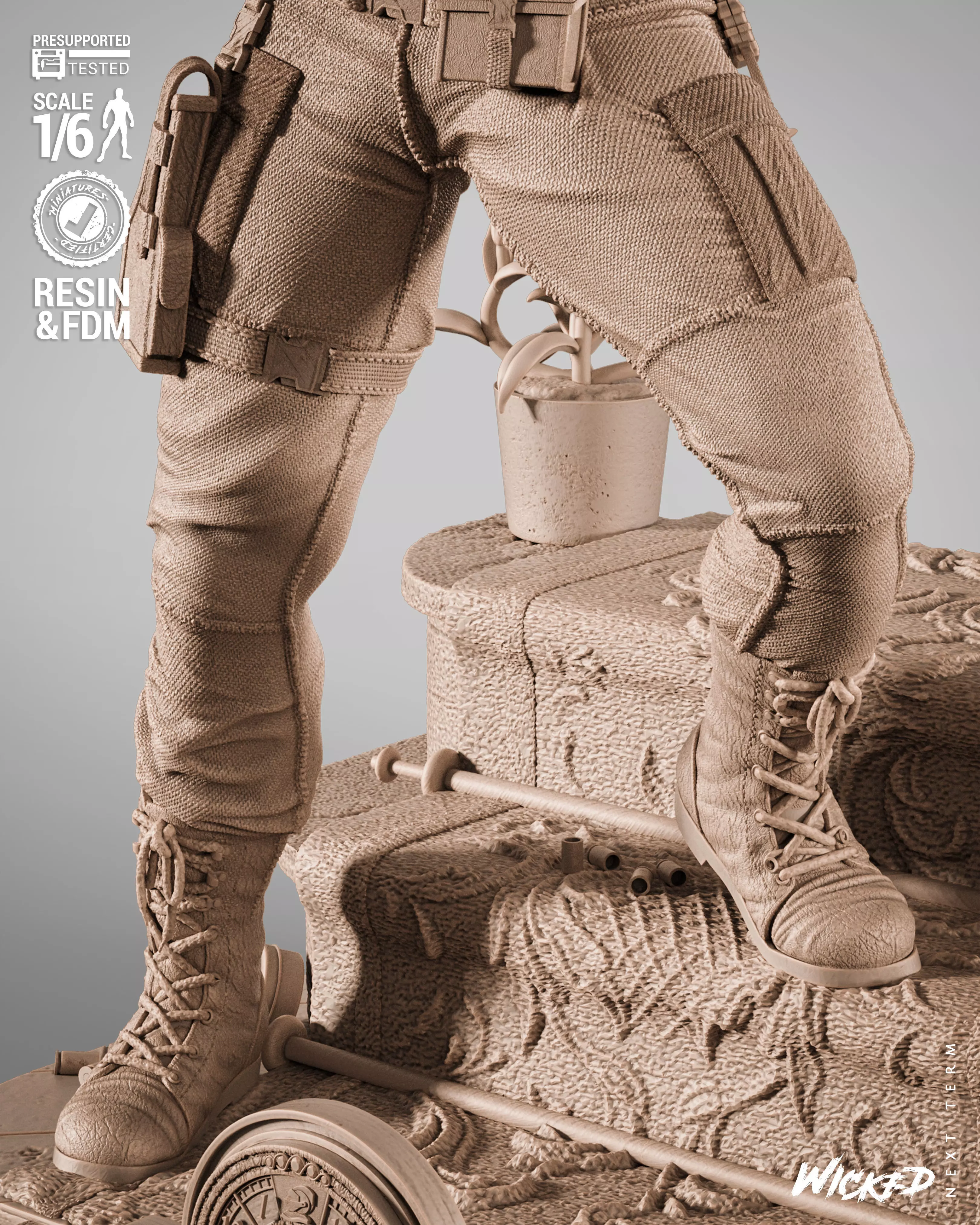 Wicked Video Games Jill Sculpture 3D print model_14