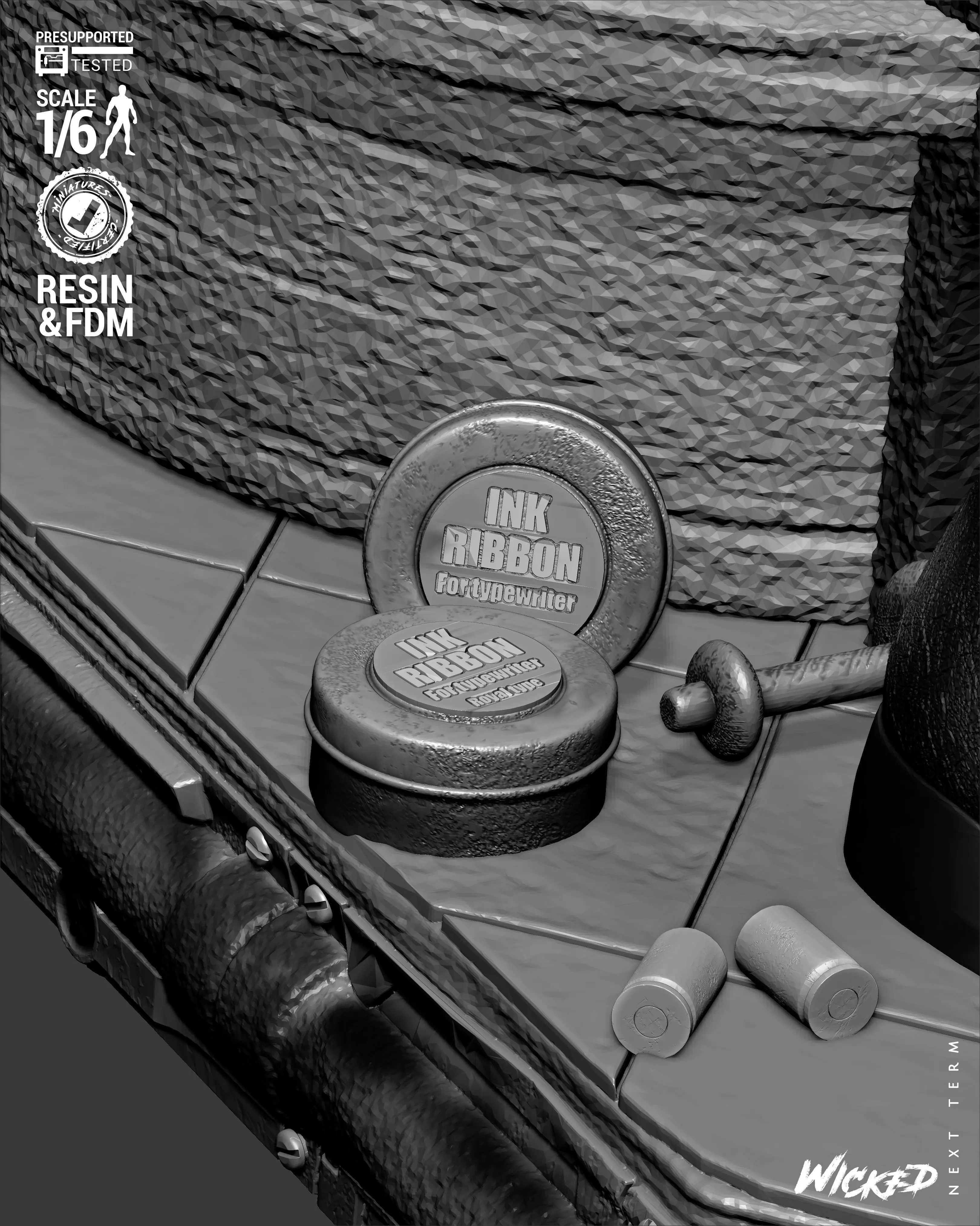 Wicked Video Games Jill Sculpture 3D print model_33