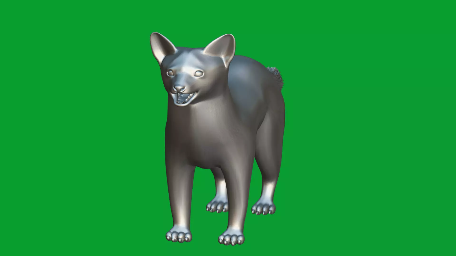 European Pine Marten Low-poly 3D model_37