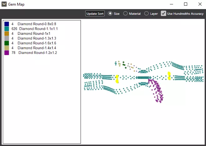 Bracelet Juste un Clou  double all diamond New Lock 3D print model_5
