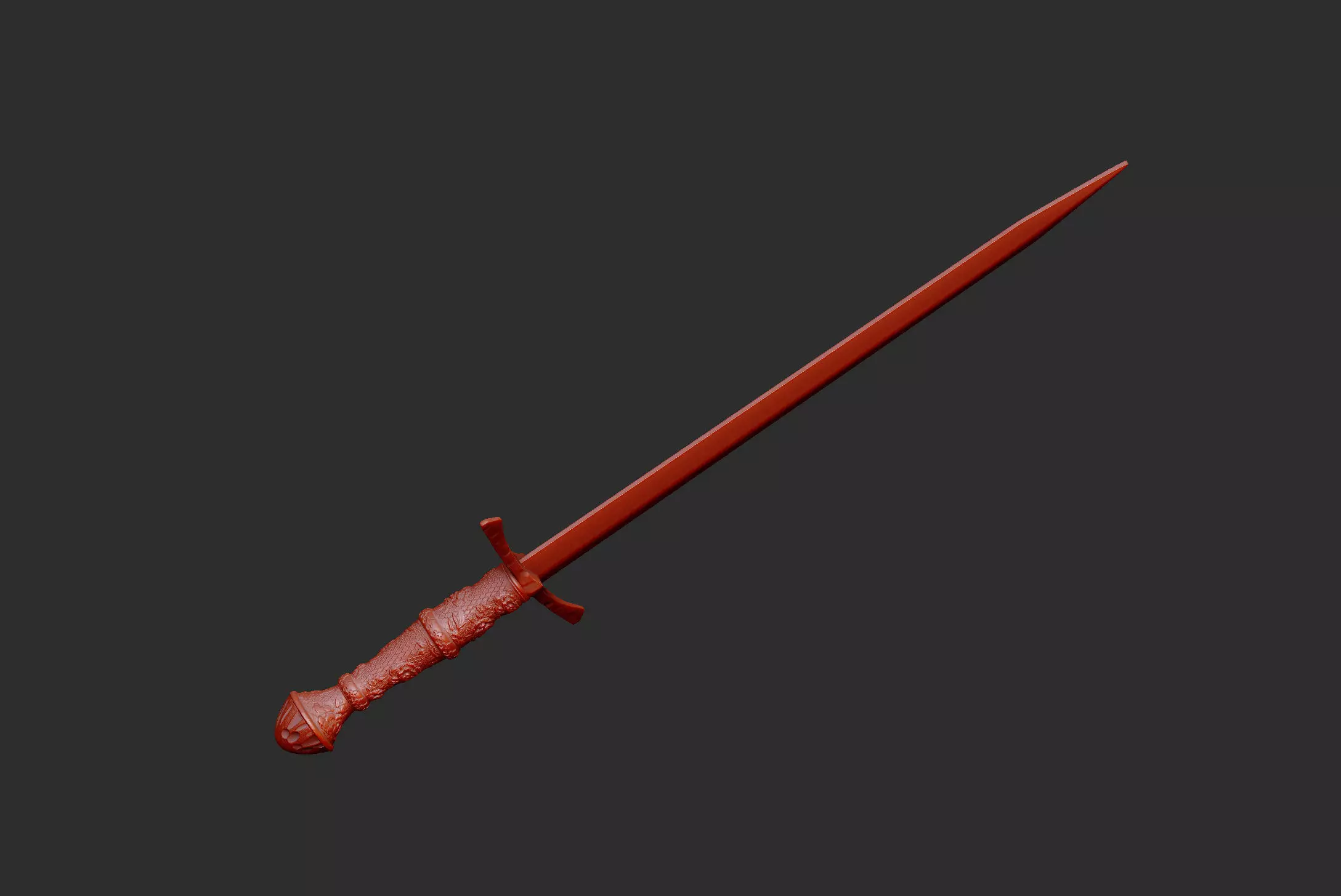 sword real for printing  blade guard game cosplay character 3D print model_12