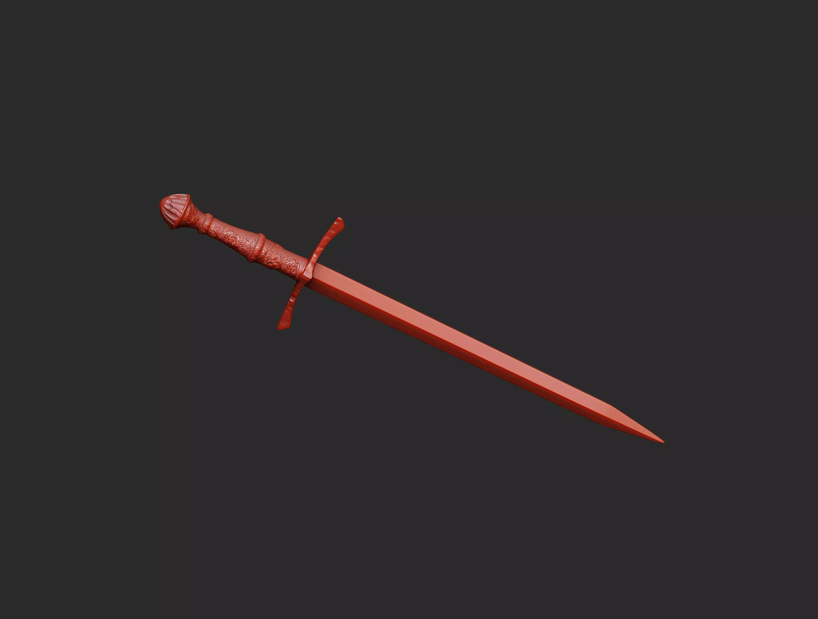 sword real for printing  blade guard game cosplay character 3D print model_13