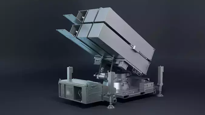 NASAMS SAM Launcher High-Poly