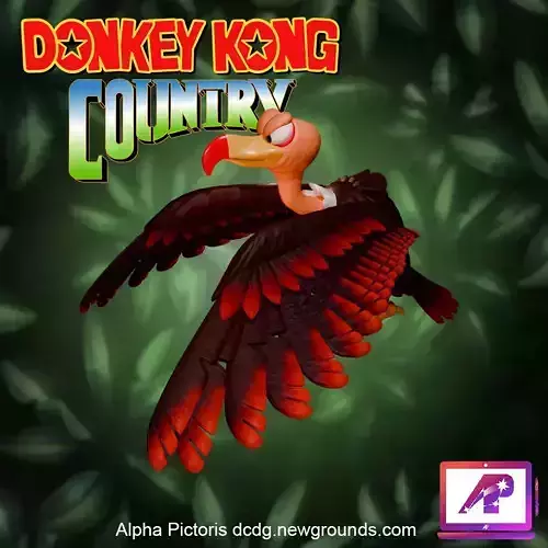 Donkey Kong Country Necky color