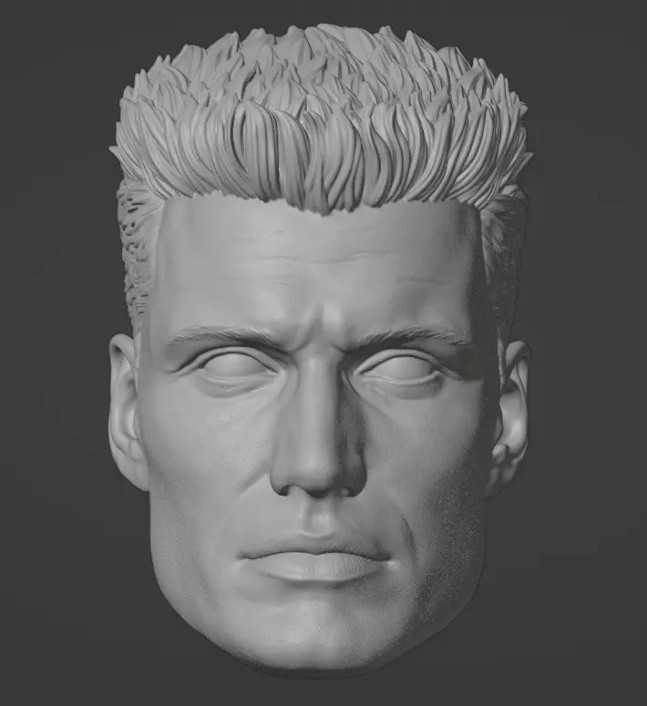 Ivan Drago Head - Rocky IV 3D print model
