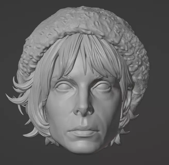 Adrian Pennino Head - Rocky 3D print model