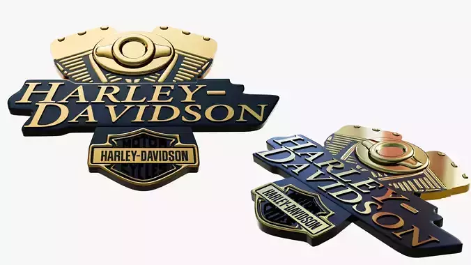 Metallic Motorcycle Engine Pendant