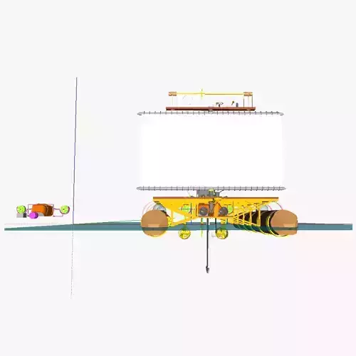 AT catamaran thermal energy conversion system 3D model