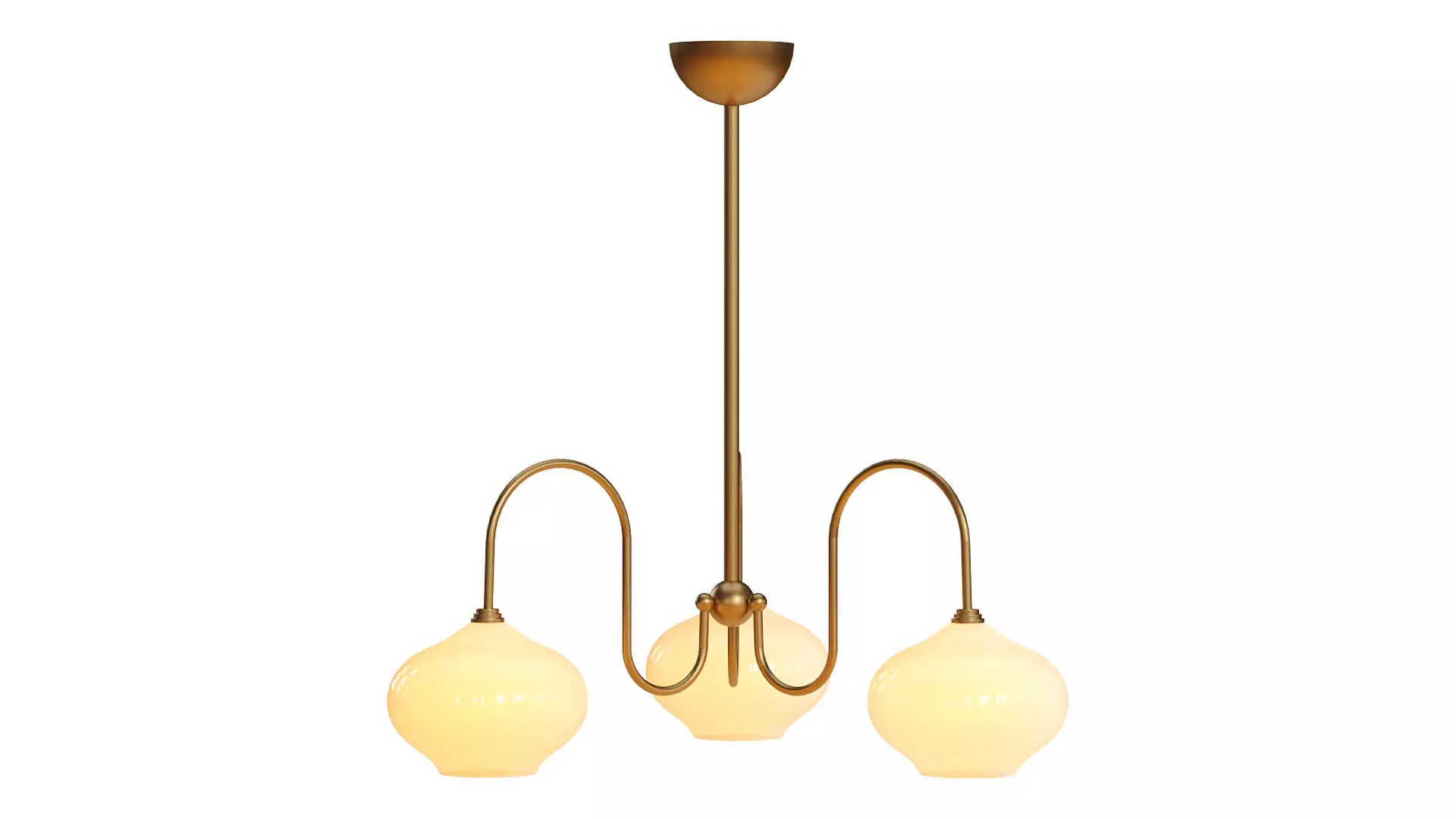 Birchly Chandelier 3D model