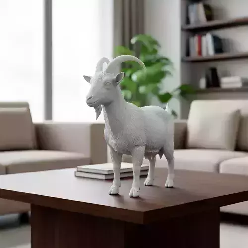 Domestic Goat - 3D Print Model
