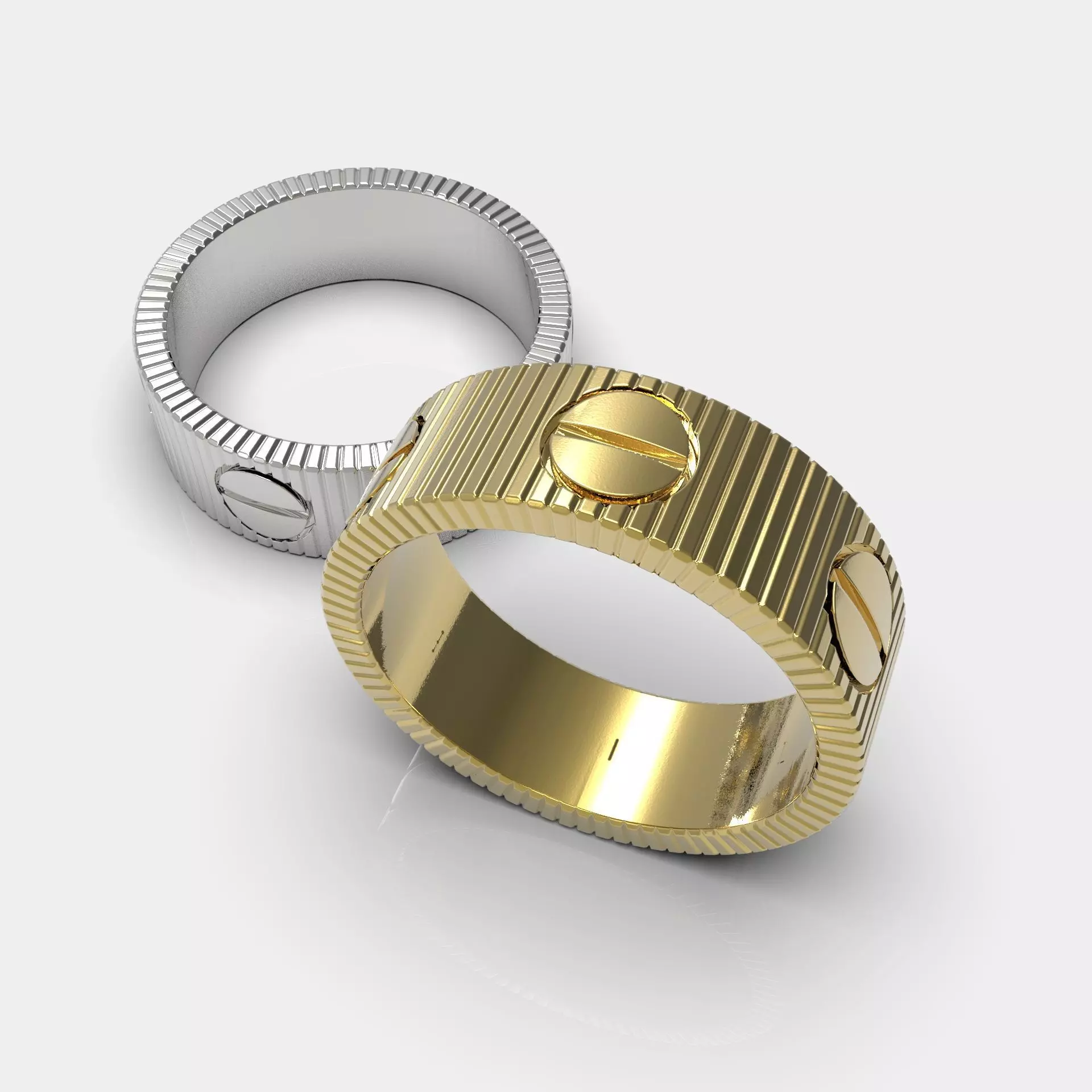 LOVE Ring Unlimited  cod42 3D print model_5