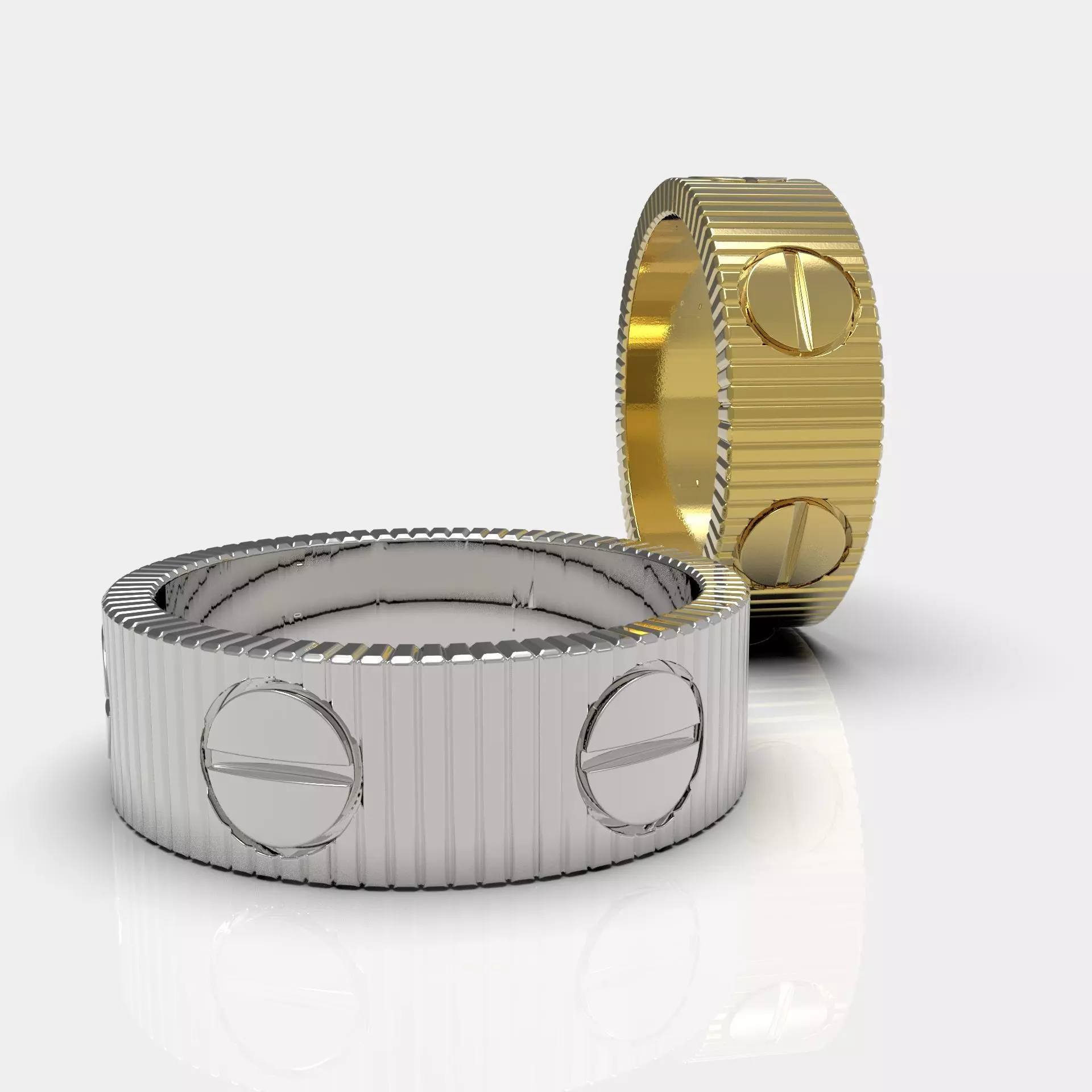 LOVE Ring Unlimited  cod42 3D print model_4