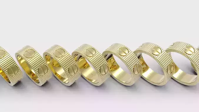 LOVE Ring Unlimited  cod42 3D print model