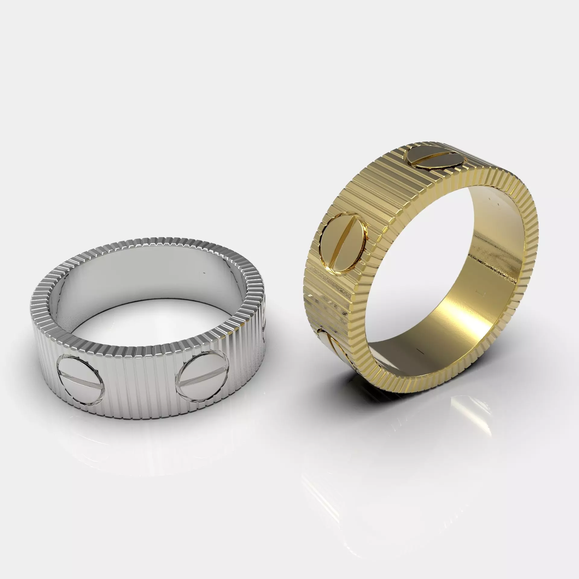 LOVE Ring Unlimited  cod42 3D print model_3