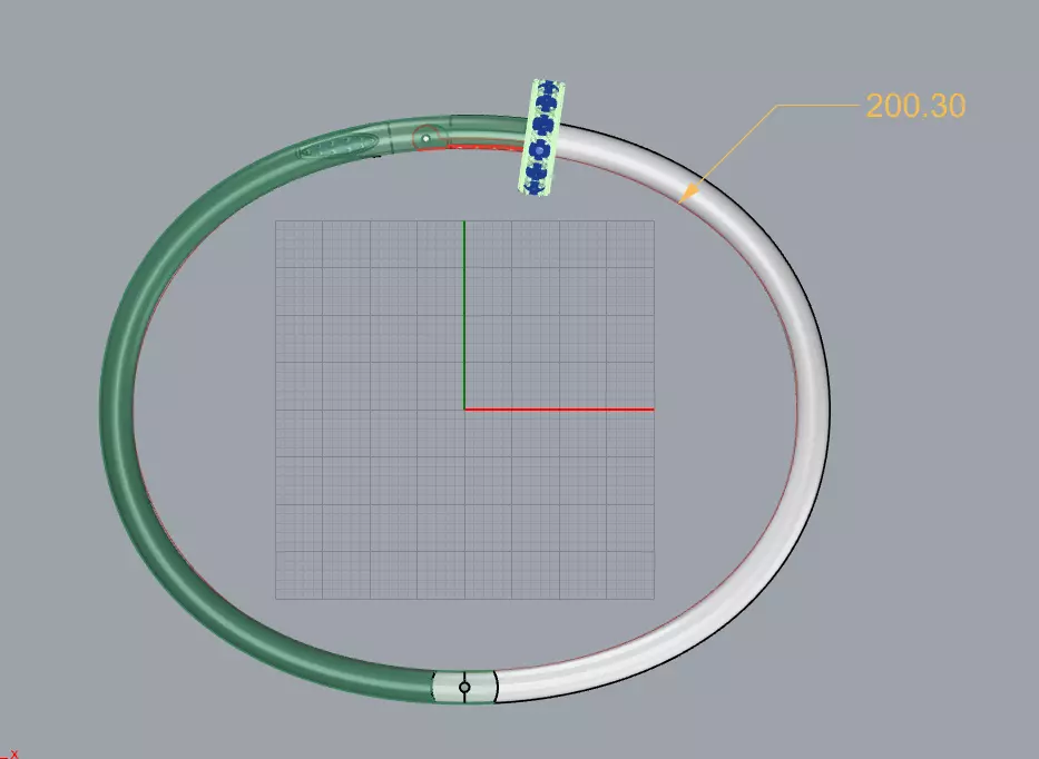 Bracelet Juste un Clou New Lock 3D print model_2