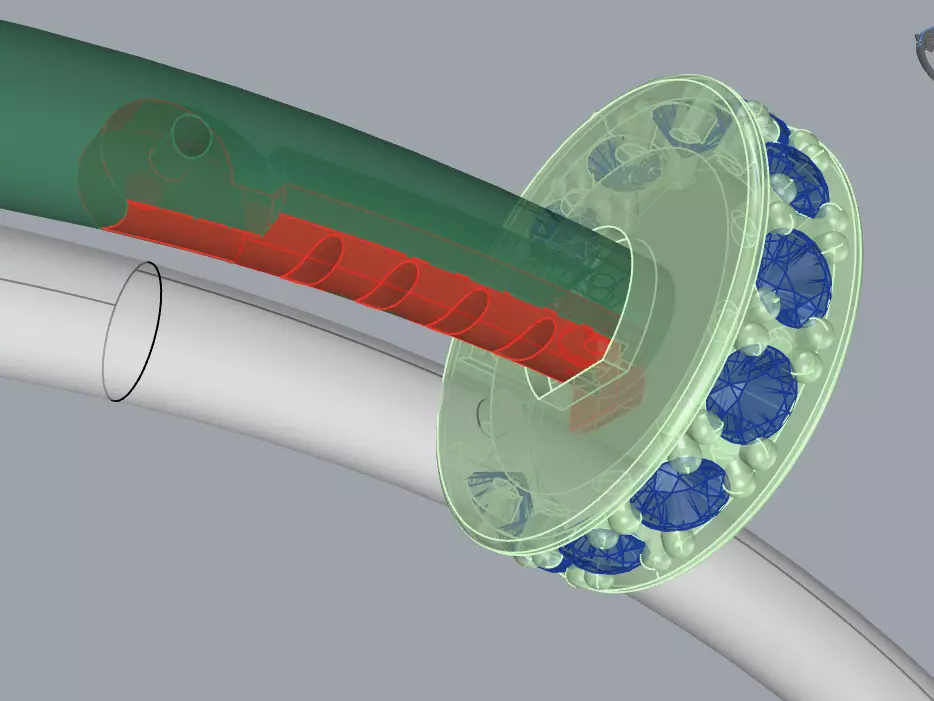 Bracelet Juste un Clou New Lock 3D print model_8