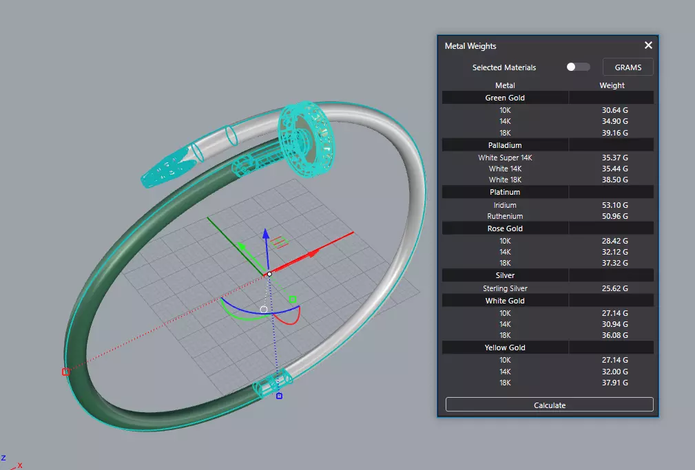 Bracelet Juste un Clou New Lock 3D print model_5