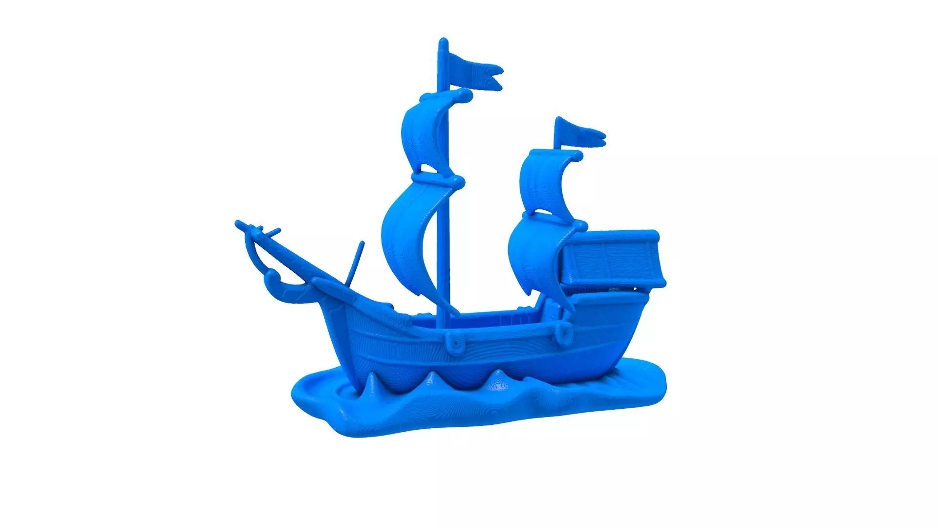Boat - Boat stl -  Cartoon Boat -  Roblox Boat  3D print model_0