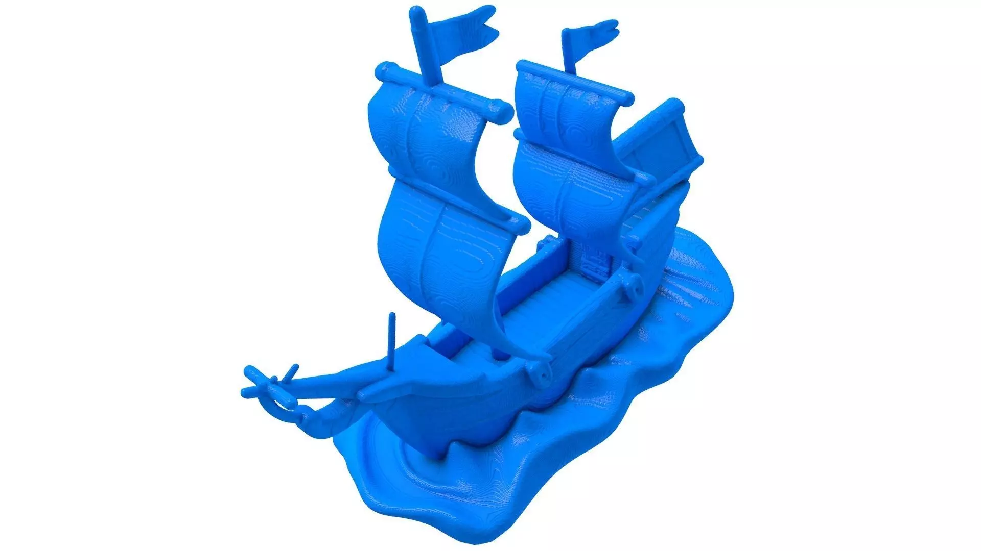 Boat - Boat stl -  Cartoon Boat -  Roblox Boat  3D print model_1