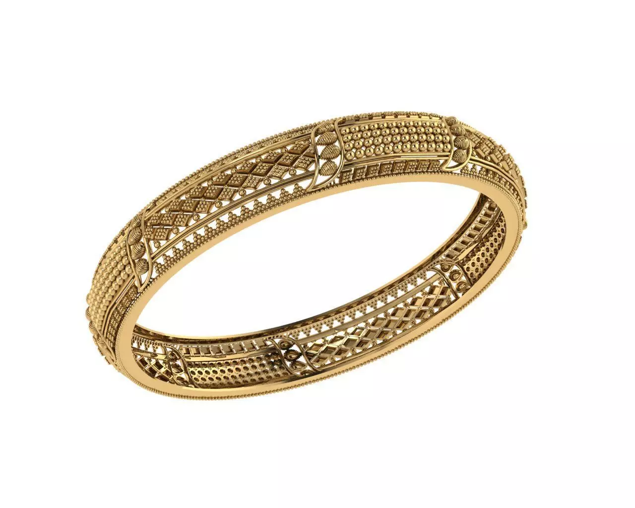 Indian Traditional Bracelet 3D print model