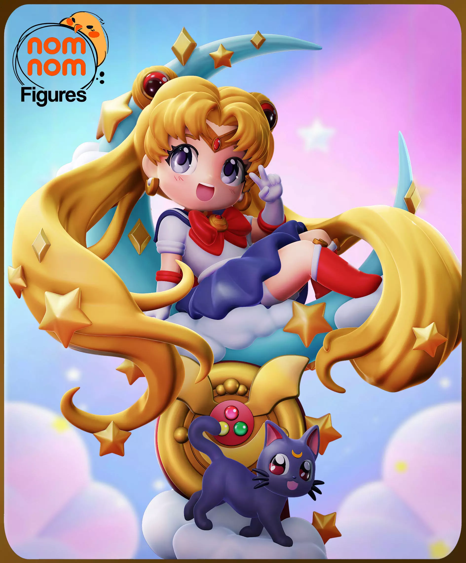 Chibi Sailor - Moon 3D print model