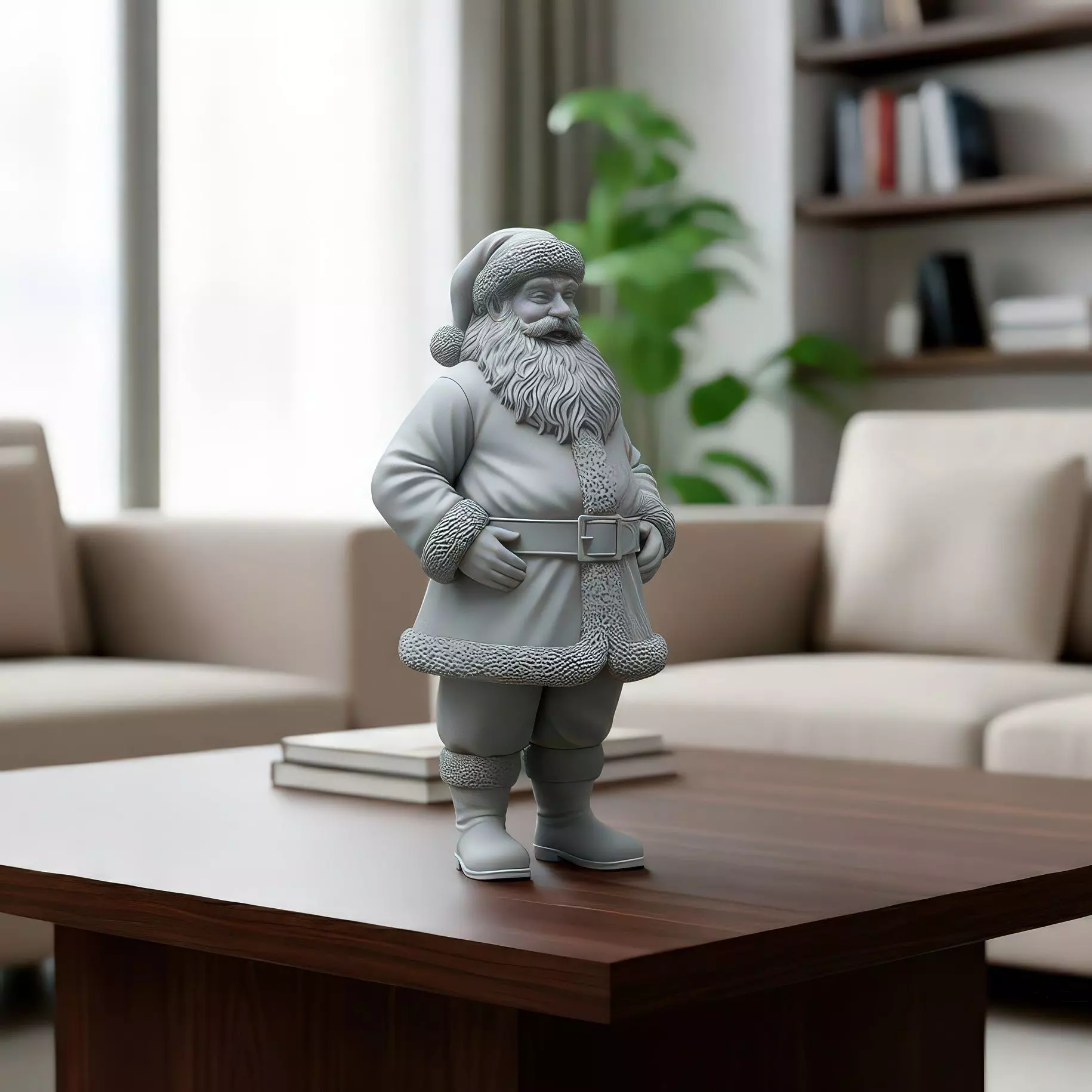 Classic Santa Claus Figurine - 3D Print Model 3D print model