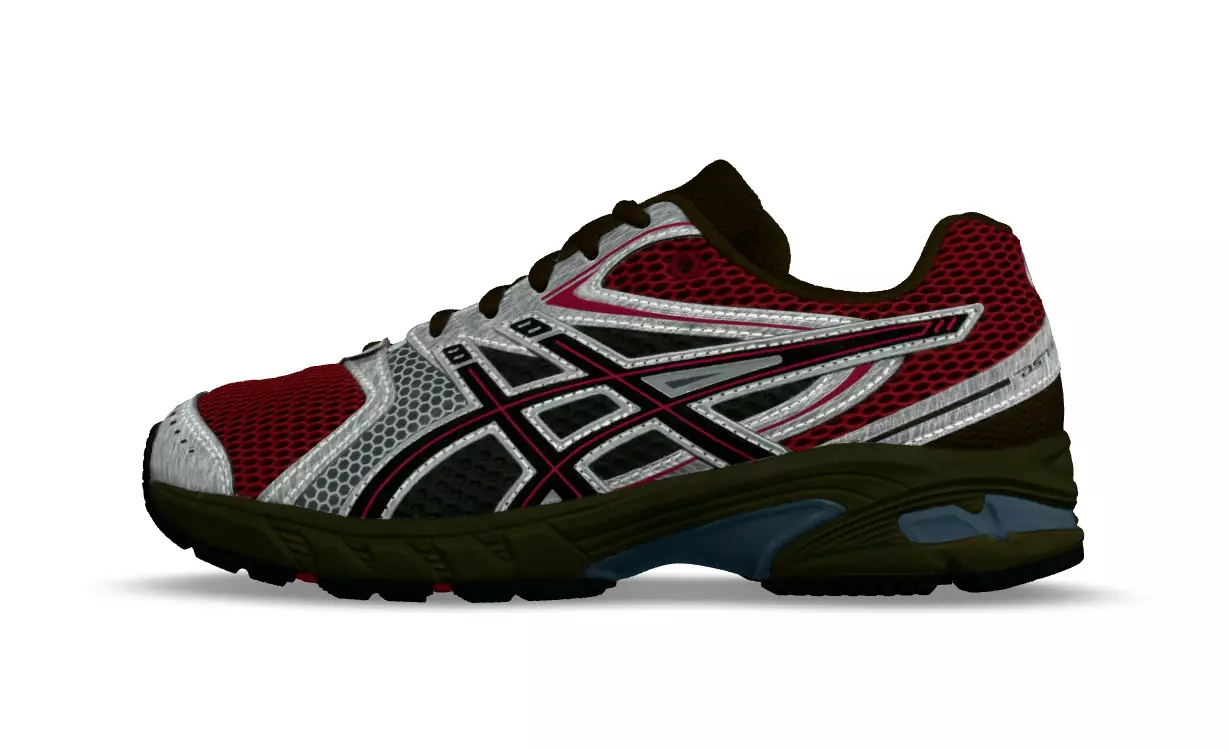ASICS GEL DS TRAINER shoes Low-poly 3D model_9