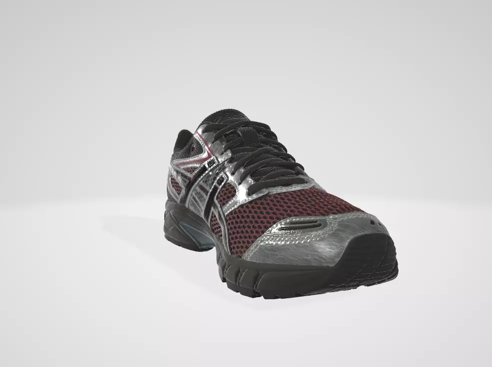 ASICS GEL DS TRAINER shoes Low-poly 3D model_4