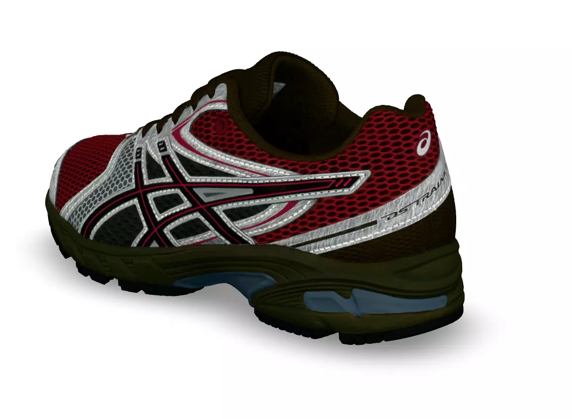 ASICS GEL DS TRAINER shoes Low-poly 3D model_17