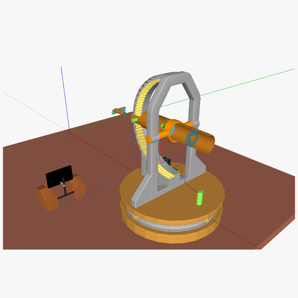 Remote operated telescope 3D model_1